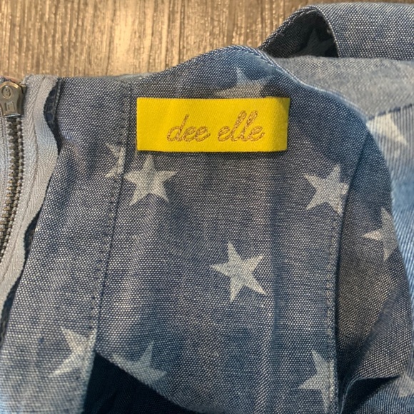 July 4th Americana Skater Dress w/ Neckline Cut Outs - Picture 2 of 3